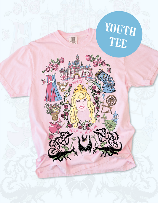 YOUTH Briar Rose Sketch Tee - Blossom - PREORDER