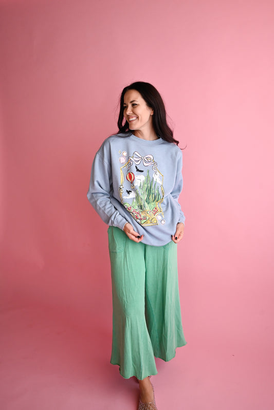 City Emerald Park Snap Crewneck Sweatshirt