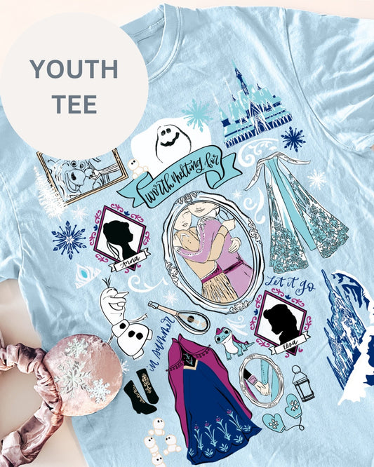 YOUTH Sisters of Arendelle CC Tee -XS