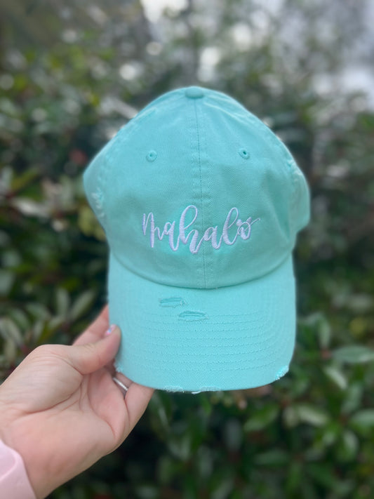 Mahalo Distressed Hat - PREORDER
