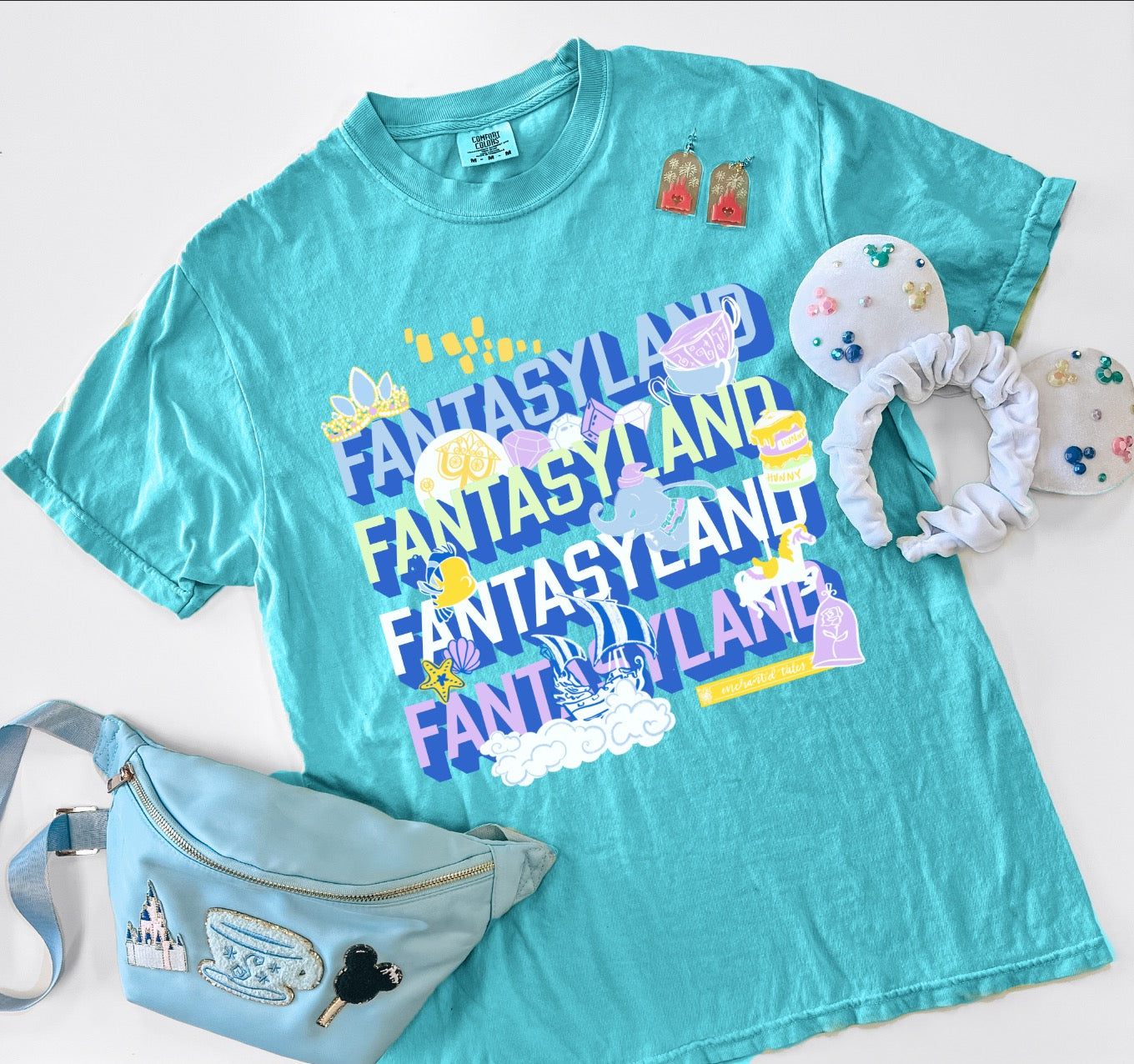 Fantasyland Tee - 2 Colors - L + XL