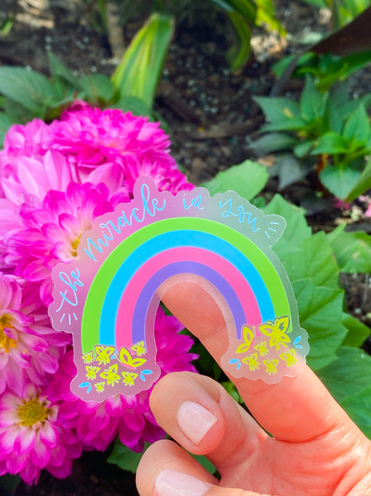 Miracle Rainbow Sticker